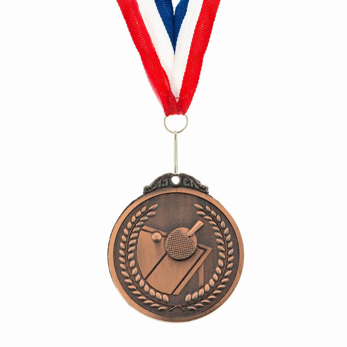 Green Paddle Table Tennis Medal