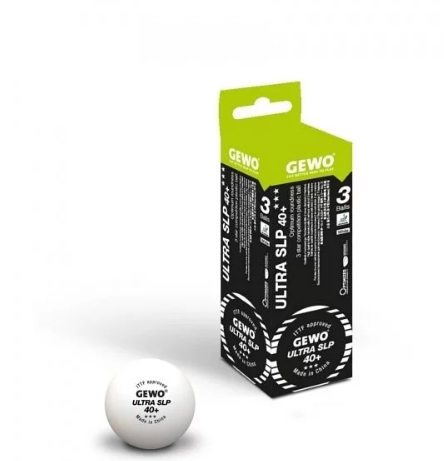 Gewo 3 Star Ultra SLP 40+ Poly Ball