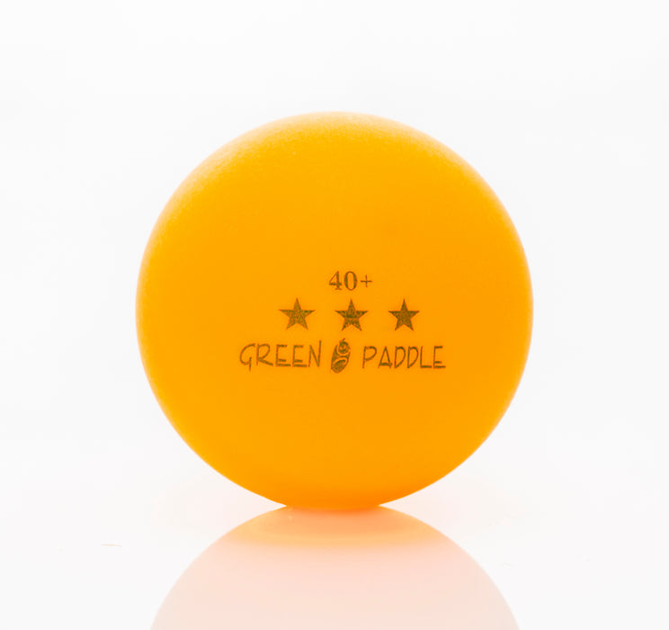 Green Paddle 3 star 40+ Poly Ball