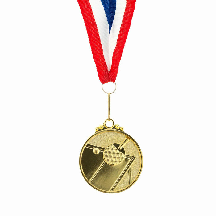 Green Paddle Table Tennis Medal