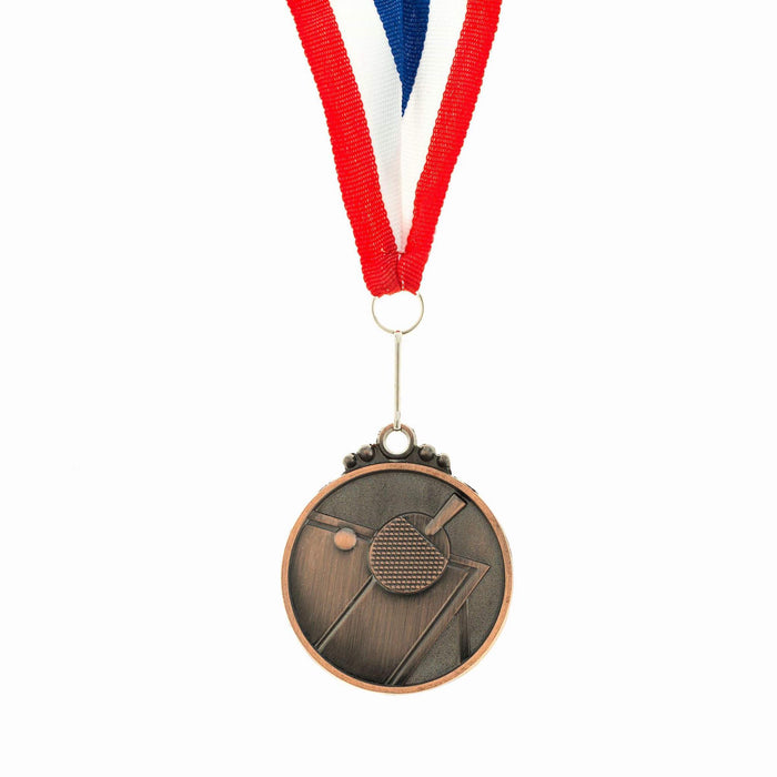 Green Paddle Table Tennis Medal